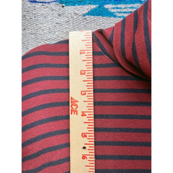Vintage 90s Polo Striped Turtleneck Fits M - Picture 6 of 8